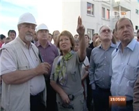 Губернатор Петербурга осмотрела новые жилые кварталы Красносельского района