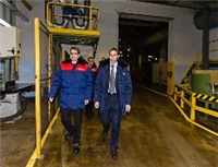 Министр экономики и предпринимательства Дании посетил завод Rockwool в России